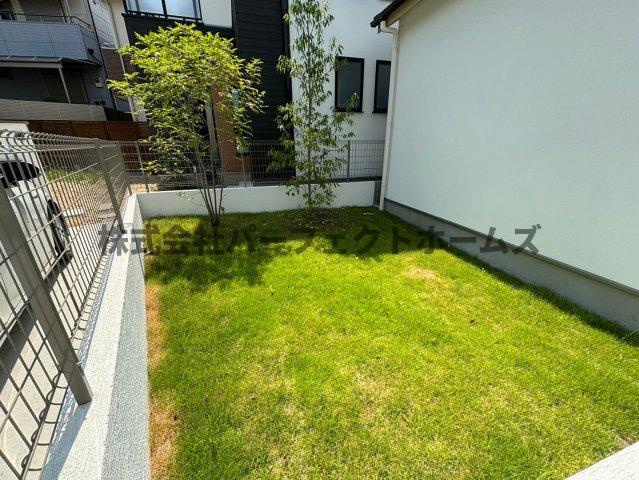 私部西2丁目戸建　賃貸の庭|お庭です