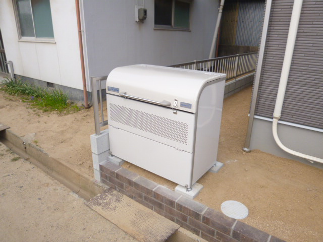 倉敷市水島南幸町の一戸建てのその他共用部分|敷地内専用ゴミステーション
