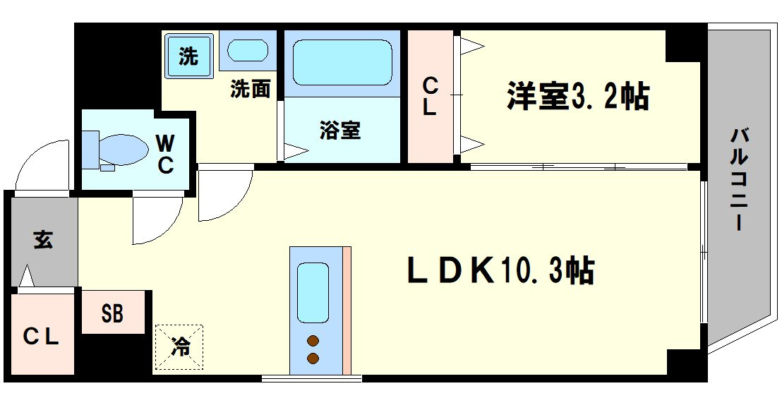 La Bentenの間取り