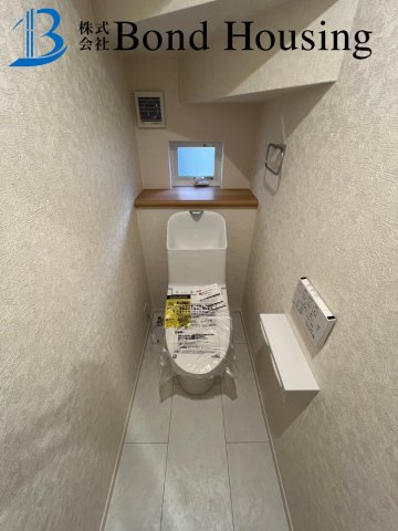 LDK２０帖　長期優良住宅　伊川谷町有瀬全７棟 ２号棟のトイレ