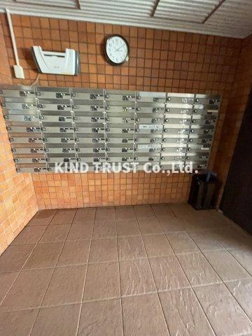 中津グリーンハイツのロビー|清潔なロビーです