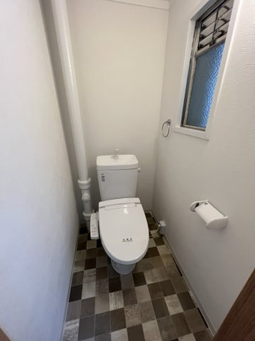 渦ヶ森コーポ6号棟のトイレ|トイレもきれいです