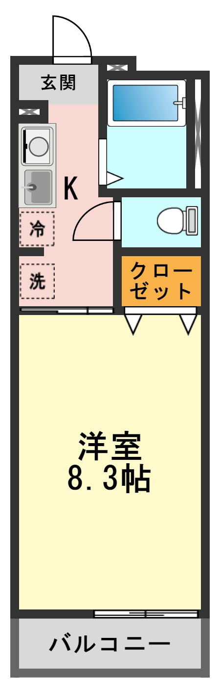 ブロッサムテラス新小岩の間取り