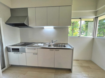 【キッチン】 | かもめ第一コーポ１２号棟 | 【システムキッチン新調】システムキッチンがあります♪収納があるおかげでキッチンも広く利用できるのは、お料理される方の嬉しいポイント♪