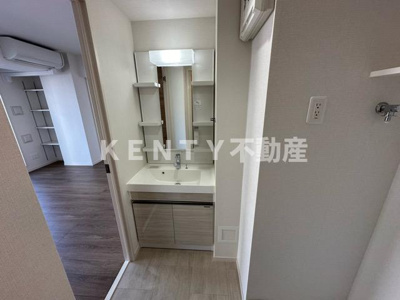 【洗面所】 | アルファコート東六郷 | コンパクトで使いやすい洗面所