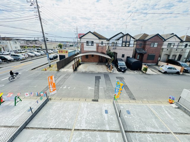 松戸市栄町西５丁目新築戸建【古ヶ崎小学校：7分】の展望|バルコニーより道路側眺望