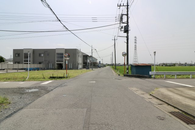 足利市島田町の売地の前面道路含む現地写真