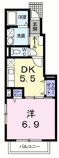 ソレイユの間取り