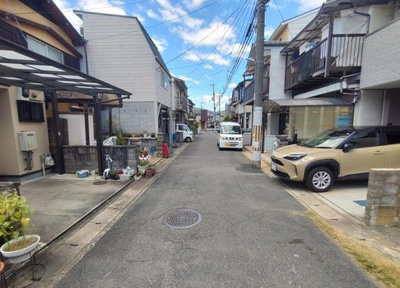 【前面道路含む現地写真】 | 嵯峨野芝野町　売土地（建築条件付）
