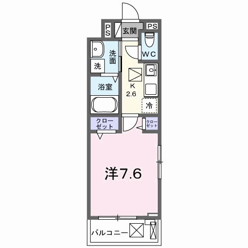 ルポ舞子弐番館の間取り