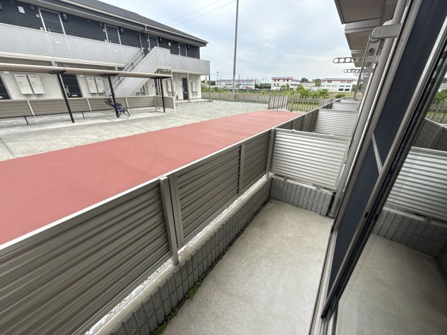 インステージ繁昌ⅡF棟のバルコニー