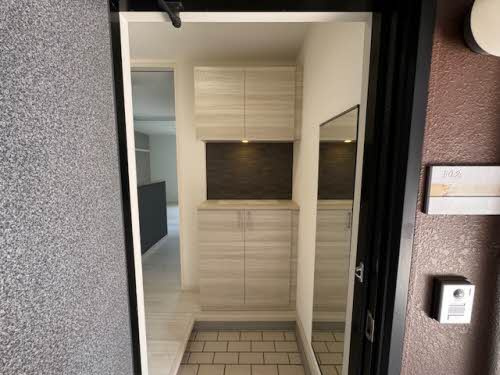 フレグランス加西 A棟の玄関