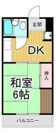 シャトルイツキの間取り