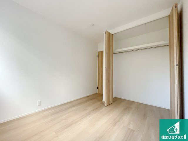 神戸市西区伊川谷町有瀬　第1期　未入居の洋室|収納スペースが充実しているので子供の成長に合わせてたくさん収納ができます！家族構成に合わせた様々な活用ができる収納！