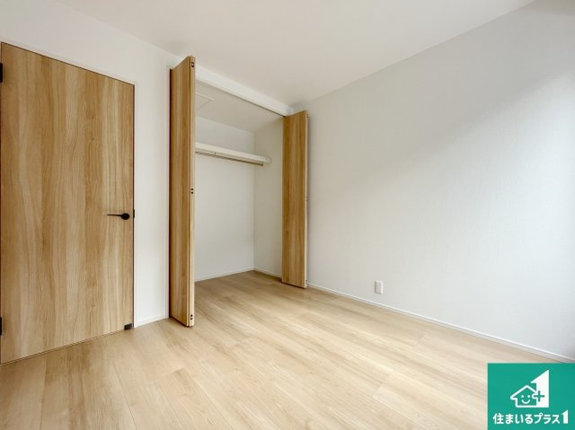 神戸市西区伊川谷町有瀬　第1期　未入居の洋室|収納スペースが充実しているので子供の成長に合わせてたくさん収納ができます！家族構成に合わせた様々な活用ができる収納！