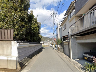 【前面道路含む現地写真】 | 山科区音羽山等地　売地
