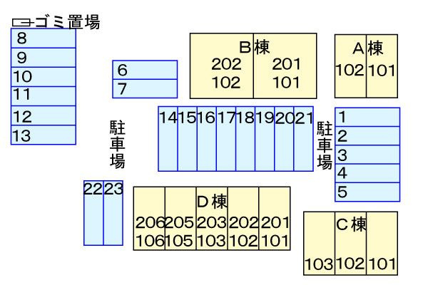 タウン樹Ｂ　　刈谷市の賃貸ならクラスホーム刈谷店の駐車場