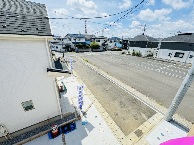 柏市豊住４丁目新築戸建【柏第八小学校：8分】の展望|バルコニーより道路側眺望