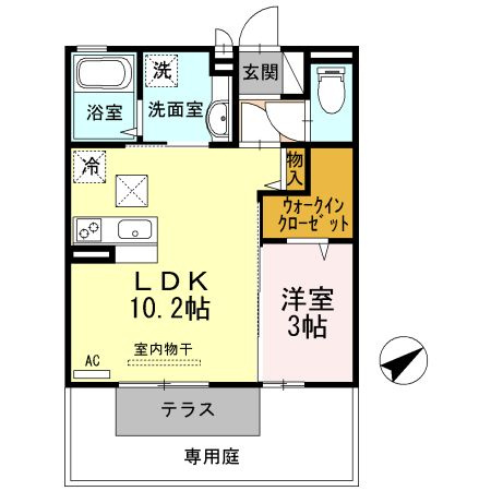 イーストパークの間取り|使い勝手の良い間取りです♪