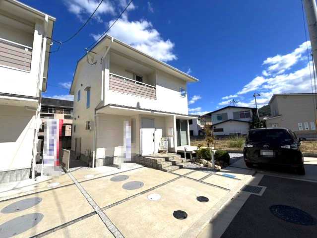 メルティータウン東野　アオダモの家(2号棟)　東野5丁目分譲戸建(全4棟)の外観|外はこのようになっています