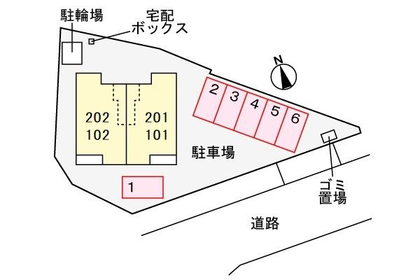 ラナンキュラス　　刈谷市近郊の賃貸ならクラスホーム刈谷店の駐車場