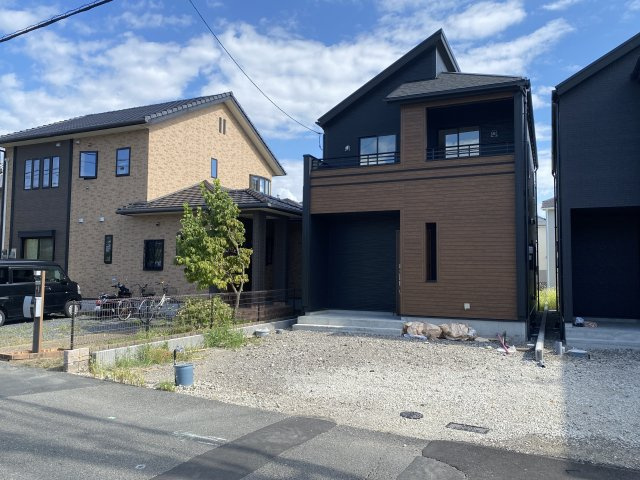 木津八ケ坪　新築戸建の外観|外観もきれいです