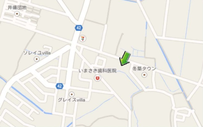 売土地　八代市古閑中町の地図