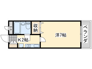 【間取り】 | コーポ福田