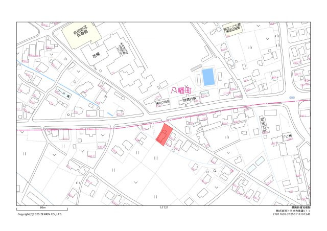 球磨郡あさぎり町上北土地の地図