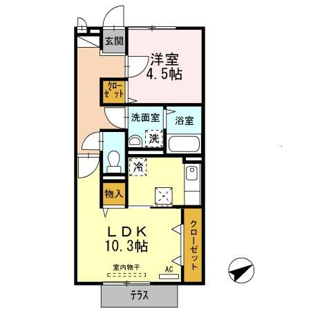 ポルティエの間取り|使い勝手の良い間取りです♪