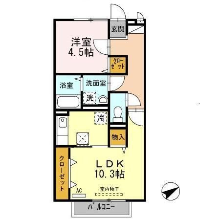 ポルティエの間取り|使い勝手の良い間取りです♪