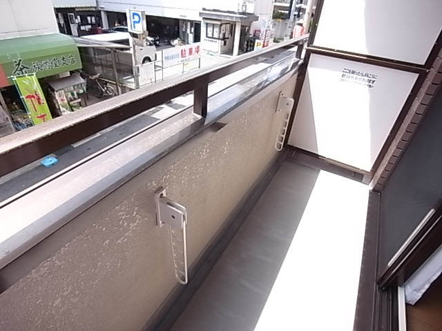 ブラウンコートのバルコニー