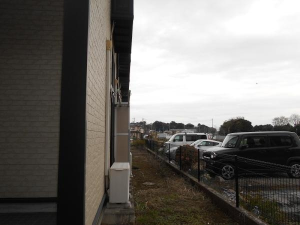 レオパレスオークアベニューのバルコニー