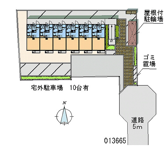 レオパレス中山の区画図|画像4