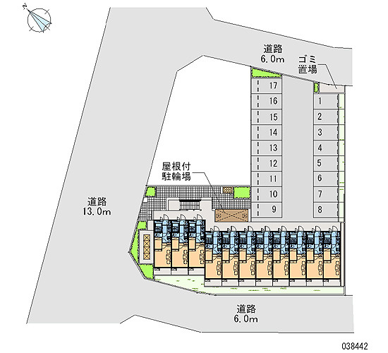 レオパレスエターナルⅠの区画図|画像4
