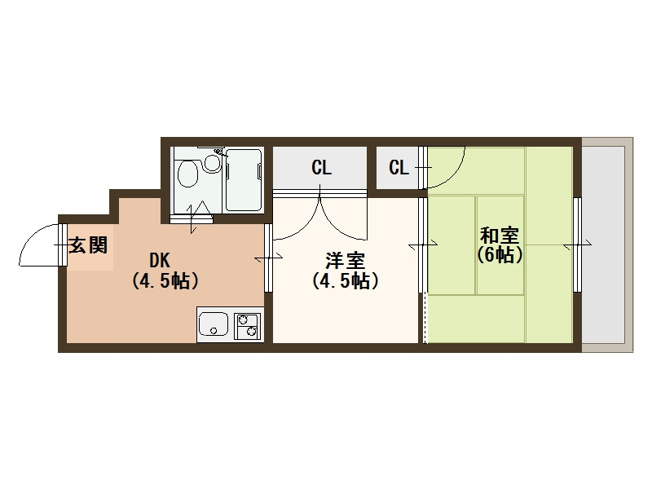 【間取り】 | プリエールファミリー住之江御崎