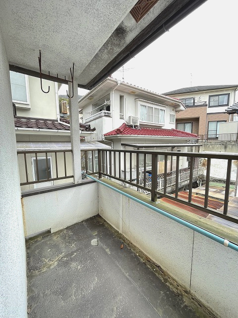 山本6丁目　一戸建てのバルコニー|2階のベランダです。落ち着いて暮らせる閑静な住宅街の戸建です。