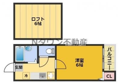 【間取り】 | エーデルワイスⅡ | 間取りです