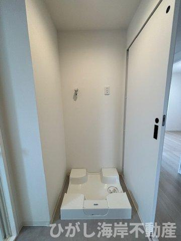 ライオンズマンション茅ヶ崎中央公園のランドリースペース|新規リフォーム完了！洗濯機置場
