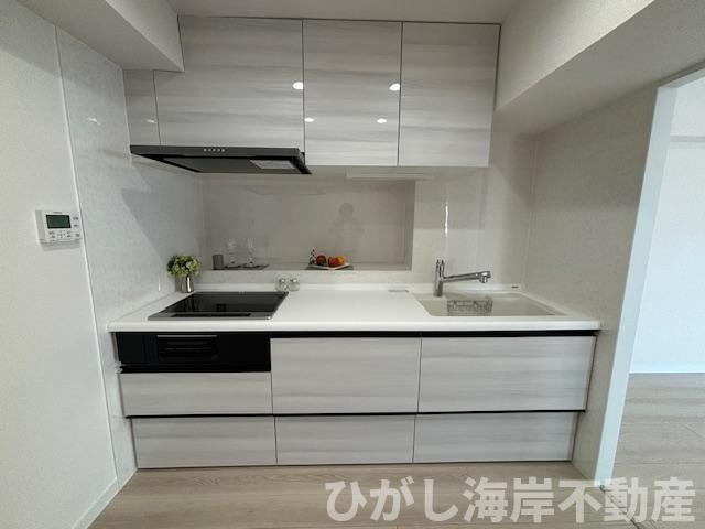 ライオンズマンション茅ヶ崎中央公園のキッチン|新規リフォーム完了！システムキッチン