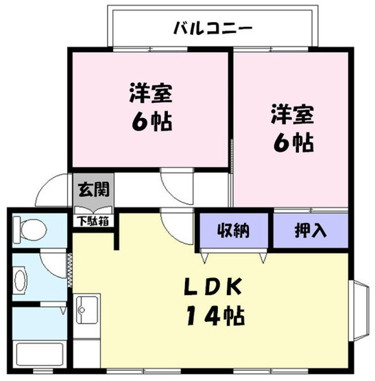 【間取り】 | オーベルジュ　Ａ棟