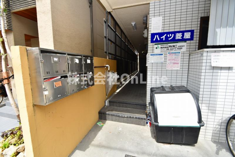 ハイツ菱屋のエントランス