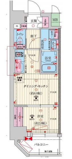 【間取り】 | ファーストフィオーレ天王寺