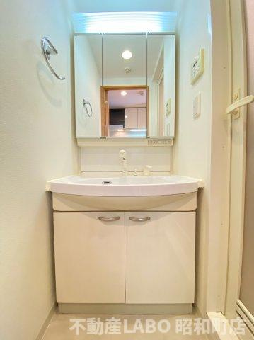 レジュールアッシュ天王寺の洗面所