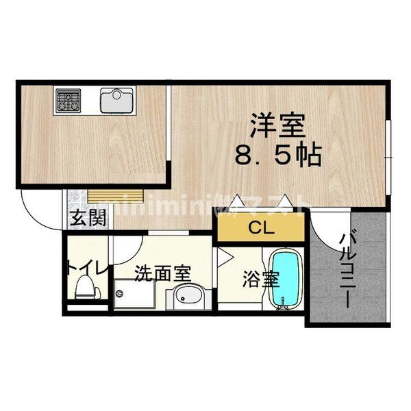 CITY SPIRE難波サウスタワーの間取り