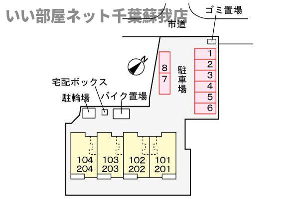 ル　ガゾン　サンハルの区画図