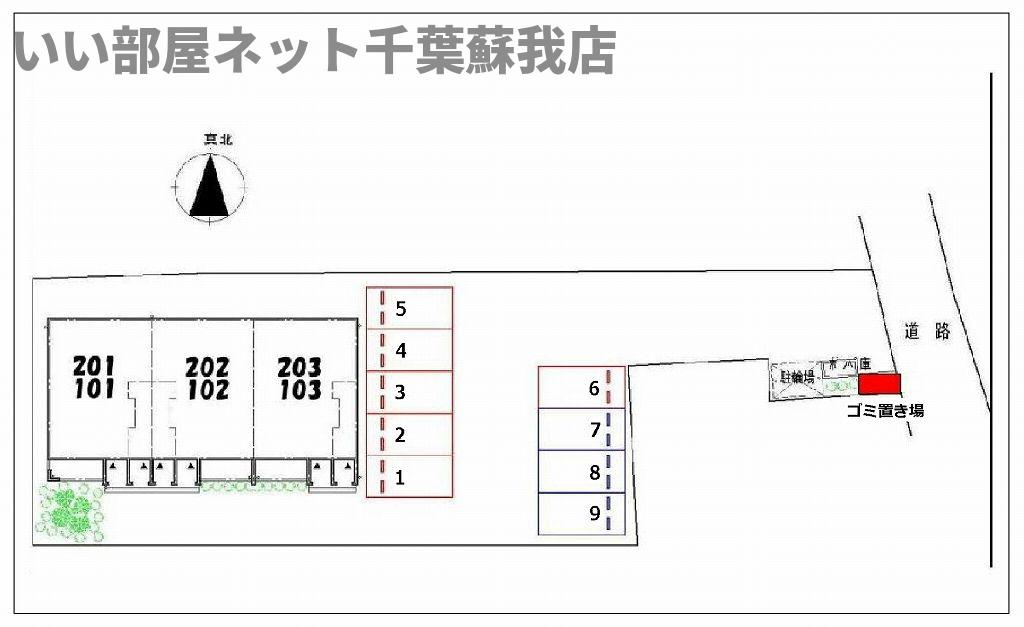 エクセレントパレスの区画図