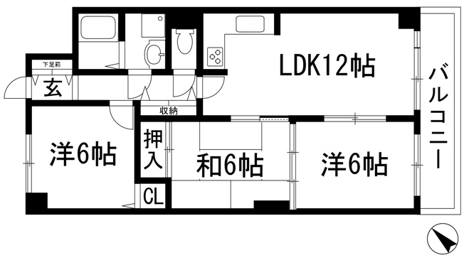 【間取り】 | インペリアル花屋敷