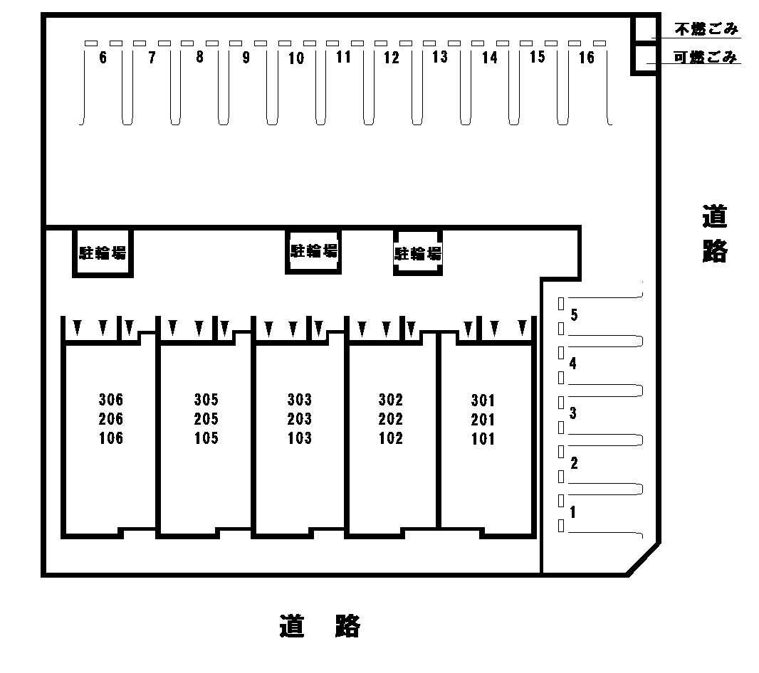 サニー山ノ神　　刈谷市の賃貸ならクラスホーム刈谷店の駐車場