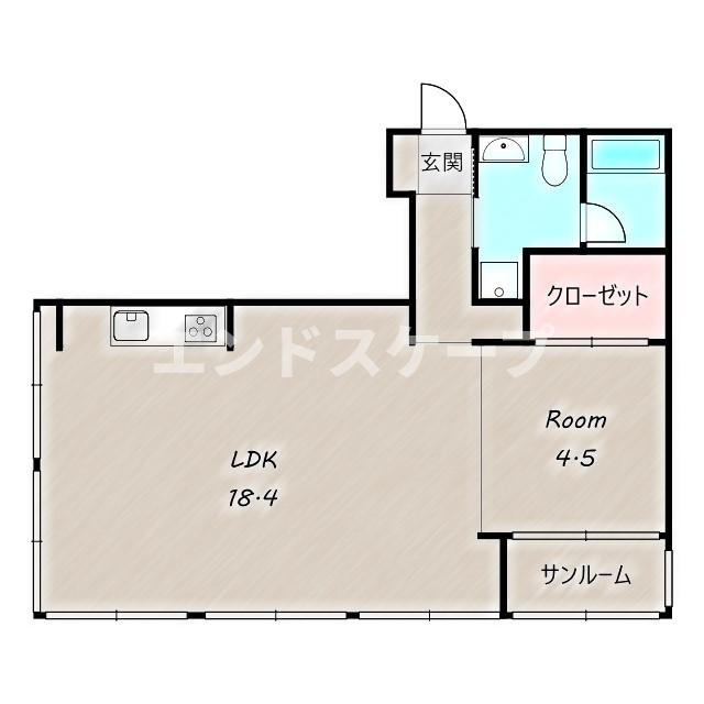 STYLE ９の間取り|高崎、前橋、伊勢崎エリアのお部屋探しはエンドスケープまで！お客様の理想お聞かせ下さい♪